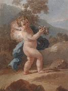 unknow artist Putti in a landscape Norge oil painting reproduction